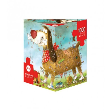 Puzzle Heye La vida del perro de 1000 Piezas Heye - 1