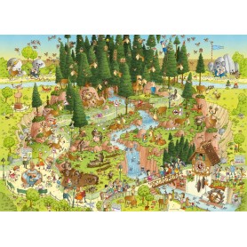 Puzzle Heye Hábitat de la Selva Negra de 1000 Piezas Puzzle Heye Hábitat de la Selva Negra de 1000 Piezas Heye - 2
