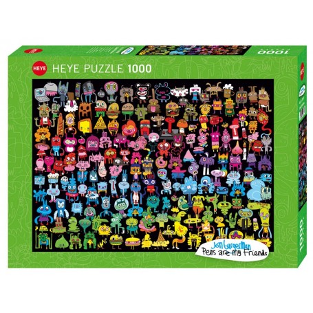 Puzzle Heye Garabato, arco iris de 1000 Piezas Heye - 1