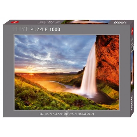Puzzle Heye Cascada Seljalandsfoss de 1000 Piezas Heye - 1