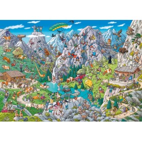Puzzle Heye Diversión alpina de 1000 Piezas Puzzle Heye Diversión alpina de 1000 Piezas Heye - 1