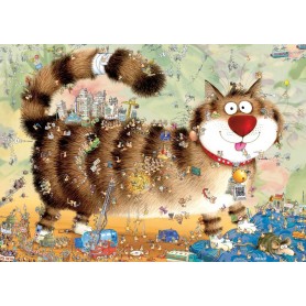 Puzzle Heye La vida del gato de 1000 Piezas Puzzle Heye La vida del gato de 1000 Piezas Heye - 1