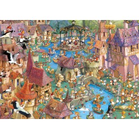 Puzzle Heye Bunnytown de 1000 Piezas Puzzle Heye Bunnytown de 1000 Piezas Heye - 1
