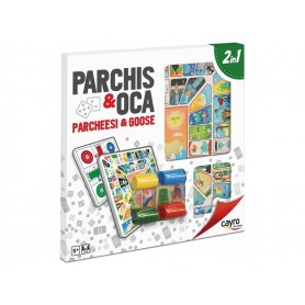 Tablero de Parchis y Oca de Madera con Accesorios Tablero de Parchis y Oca de Madera con Accesorios - Cayro