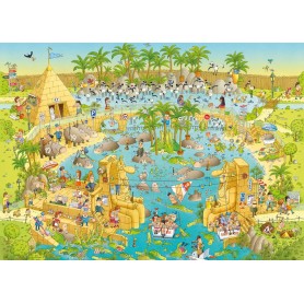 Puzzle Heye Hábitat del Nilo de 1000 Piezas Puzzle Heye Hábitat del Nilo de 1000 Piezas Heye - 1