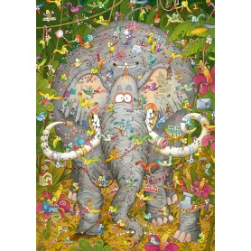 Puzzle Heye La vida del elefante de 1000 Piezas Puzzle Heye La vida del elefante de 1000 Piezas Heye - 1