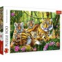 Puzzle Trefl Familia de tigres de 500 Piezas - Puzzles Trefl
