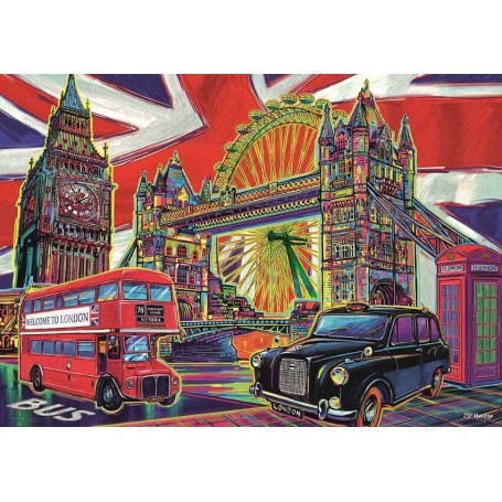Puzzle Trefl Colores de Londres de 1000 Piezas - Puzzles Trefl