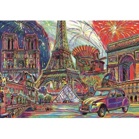 Puzzle Trefl Los colores de París de 1000 Piezas Puzzle Trefl Los colores de París de 1000 Piezas Puzzles Trefl - 1