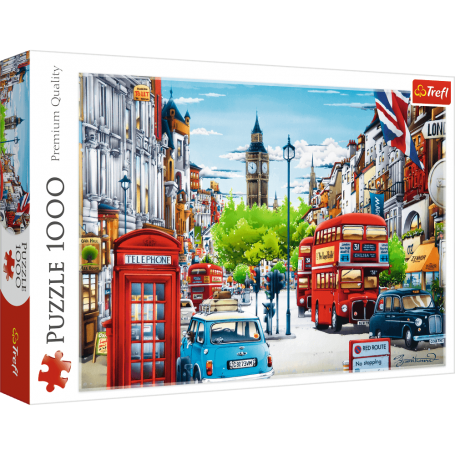 Puzzle Trefl calle de Londres de 1000 Piezas - Puzzles Trefl