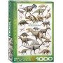 Puzzle Eurographics Dinosaurios del Cretácico de 1000 Piezas Eurographics - 1