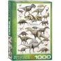 Puzzle Eurographics Dinosaurios del Cretácico de 1000 Piezas - Eurographics