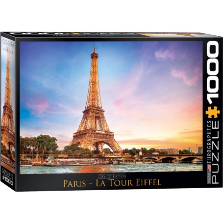 Puzzle Eurographics Paris La Torre Eiffel de 1000 Piezas - Eurographics