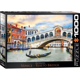 Puzzle Eurographics Puente de Rialto de Venecia de 1000 Piezas Puzzle Eurographics Puente de Rialto de Venecia de 1000 Piezas Eurographics - 1