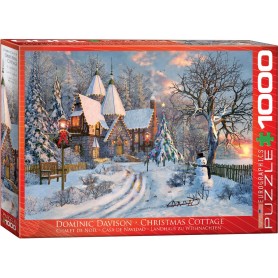 Puzzle Eurographics Christmas Cottage de 1000 Piezas Puzzle Eurographics Christmas Cottage de 1000 Piezas Eurographics - 1