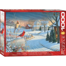 Puzzle Eurographics Cardenales del Campo de 1000 Piezas Puzzle Eurographics Cardenales del Campo de 1000 Piezas Eurographics - 1