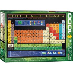 Puzzle Eurographics Tabla Periódica de 1000 Piezas Puzzle Eurographics Tabla Periódica de 1000 Piezas Eurographics - 1