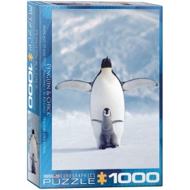 Puzzle Eurographics Pingüino y su Polluelo de 1000 Piezas Puzzle Eurographics Pingüino y su Polluelo de 1000 Piezas Eurographics - 1