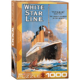 Puzzle Eurographics Titanic de 1000 Piezas Puzzle Eurographics Titanic de 1000 Piezas Eurographics - 1