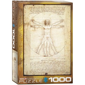 Puzzle Eurographics El Hombre de Vitruvio de 1000 Piezas Puzzle Eurographics El Hombre de Vitruvio de 1000 Piezas Eurographics - 1