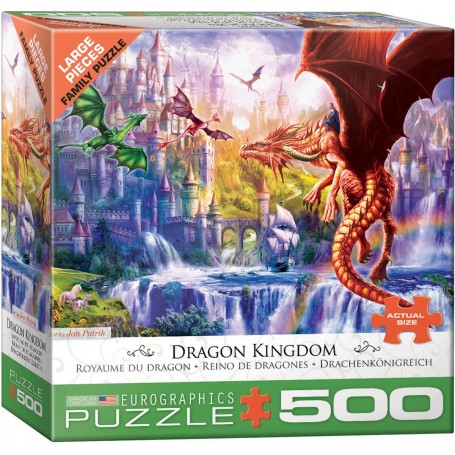 Puzzle Eurographics Dragon Kingdom de 500 Pièces - Eurographics