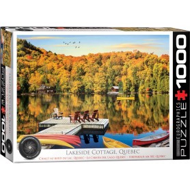 Puzzle Eurographics La Cabaña del Lago Quebec de 1000 Piezas Puzzle Eurographics La Cabaña del Lago Quebec de 1000 Piezas Eurographics - 1