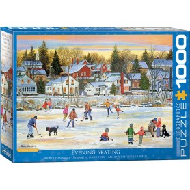Puzzle Eurographics Patinaje al Anochecer de 1000 Piezas Puzzle Eurographics Patinaje al Anochecer de 1000 Piezas Eurographics - 1