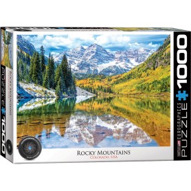 Puzzle Eurographics Parque Nacional Montañas Rocky de 1000 Piezas Puzzle Eurographics Parque Nacional Montañas Rocky de 1000 Piezas Eurographics - 1