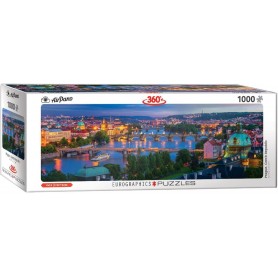 Puzzle Eurographics Panorama Praga, República Checa de 1000 Piezas Puzzle Eurographics Panorama Praga, República Checa de 1000 Piezas Eurographics - 1