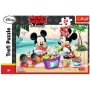 Puzzle Trefl Mickey Mouse Picnic en la playa de 24 Piezas - Puzzles Trefl