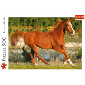 Puzzle Trefl La belleza del galope de 500 Piezas Puzzle Trefl La belleza del galope de 500 Piezas Puzzles Trefl - 1
