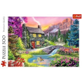 Puzzle Trefl Idilio de montaña de 500 Puzzle Trefl Idilio de montaña de 500 Puzzles Trefl - 1