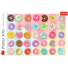 Puzzle Trefl Donuts de 500 Puzzles Trefl - 1