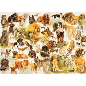 Puzzle Jumbo Poster de perros de 1000 Piezas Puzzle Jumbo Poster de perros de 1000 Piezas Jumbo - 1