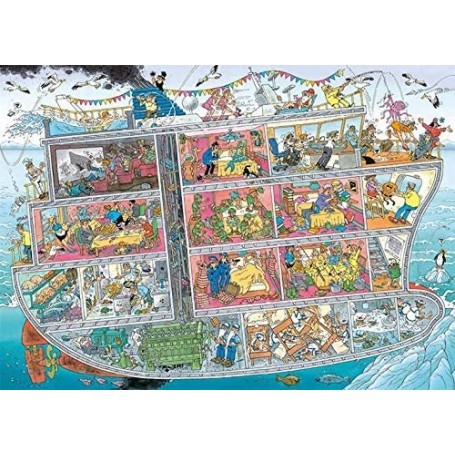 Puzzle Jumbo Cómico Crucero de 1000 Piezas - Jumbo