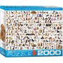 Puzzle Eurographics El mundo de los perros de 2000 Piezas - Eurographics