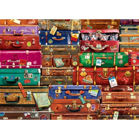 Puzzle Eurographics maletas de viaje de 1000 Piezas - Eurographics