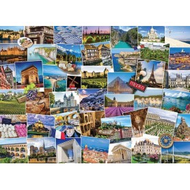 Puzzle Eurographics Trotamundos Francia de 1000 Piezas Puzzle Eurographics Trotamundos Francia de 1000 Piezas Eurographics - 1