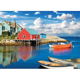 Puzzle Eurographics Ensenada de Peggy, Nueva Escocia de 1000 Piezas Puzzle Eurographics Ensenada de Peggy, Nueva Escocia de 1000 Piezas Eurographics - 1