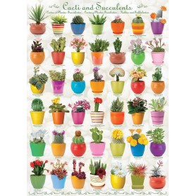 Puzzle Eurographics Cactus y Suculentas de 1000 Piezas Puzzle Eurographics Cactus y Suculentas de 1000 Piezas Eurographics - 1