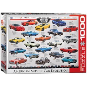 Puzzle Eurographics American Muscle Car Evolución de 1000 Piezas Puzzle Eurographics American Muscle Car Evolución de 1000 Piezas Eurographics - 1