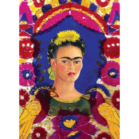 Puzzle Eurographics Kahlo Autorretrato con los pájaros de 1000 Piezas - Eurographics