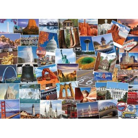Puzzle Eurographics Globetrotter Colección: Estados Unidos de 1000 Piezas Puzzle Eurographics Globetrotter Colección: Estados Unidos de 1000 Piezas Eurographics - 1