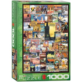 Puzzle Eurographics Viajar alrededor del mundo de 1000 Piezas Puzzle Eurographics Viajar alrededor del mundo de 1000 Piezas Eurographics - 2