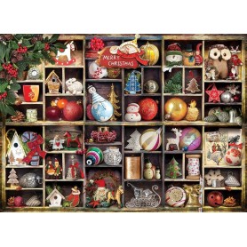 Puzzle Eurographics Ornamentos de Navidad de 1000 Piezas Puzzle Eurographics Ornamentos de Navidad de 1000 Piezas Eurographics - 1