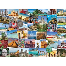 Puzzle Eurographics Trotamundos México de 1000 Piezas Puzzle Eurographics Trotamundos México de 1000 Piezas Eurographics - 1