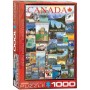 Puzzle Eurographics Viajes Canadá Clásicos de 1000 Piezas - Eurographics