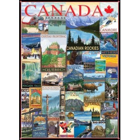 Puzzle Eurographics Viajes Canadá Clásicos de 1000 Piezas Puzzle Eurographics Viajes Canadá Clásicos de 1000 Piezas Eurographics - 1