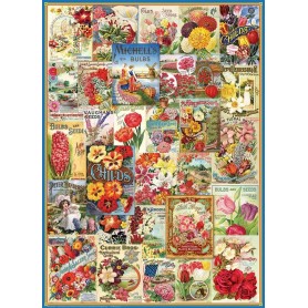 Puzzle Eurographics Catálogo de Semillas de Flores de 1000 Piezas Puzzle Eurographics Catálogo de Semillas de Flores de 1000 Piezas Eurographics - 1