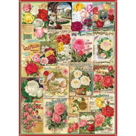 Puzzle Eurographics catálogo de semillas de rosa de 1000 Piezas - Eurographics